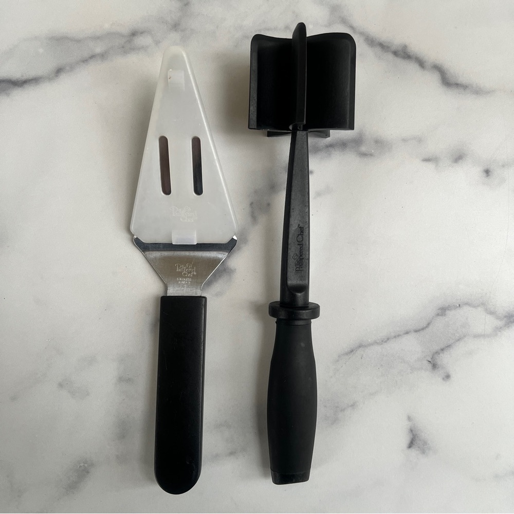 Pampered Chef Bundle: Mix 'N Chop & Slice 'N Serve Serrated Server